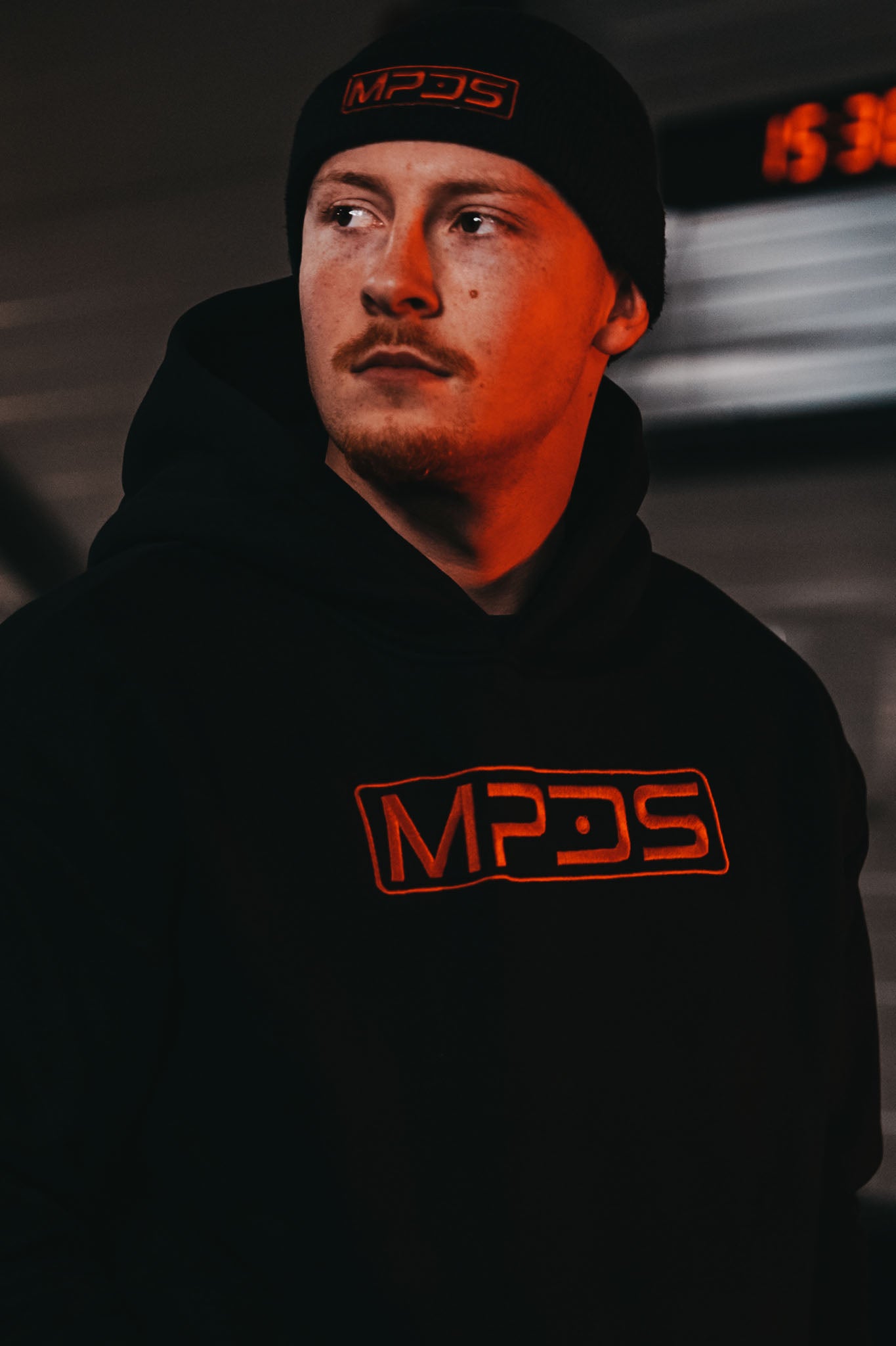 Fleece Hoodie Red