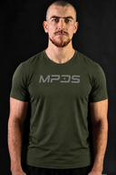 Camiseta con logo reflectante
